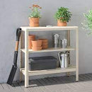 KOLBJÖRN Shelving unit in/outdoor, beige, 80x81 cm