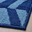 FRIMARKE mat, blue/light blue 40x60 cm