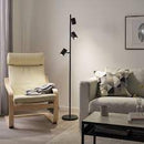 NYMÅNE Floor lamp with 3-spot, anthracite