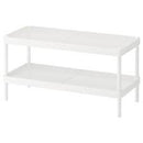 MACKAPÄR Shoe rack, white, 78x32x40 cm