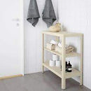 KOLBJÖRN Shelving unit in/outdoor, beige, 80x81 cm