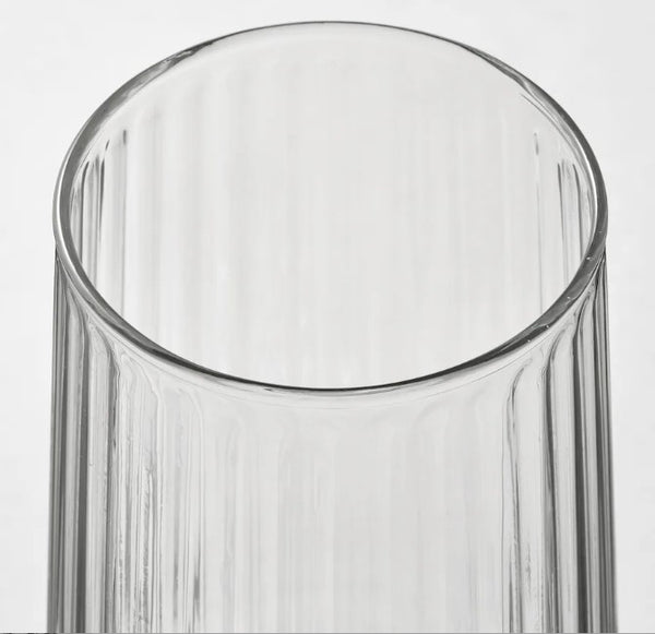 GRADVIS Vase, clear glass, 15 cm