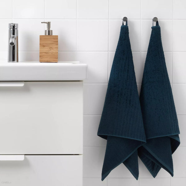 VAGSJON IKEA towel dark blue 50x100