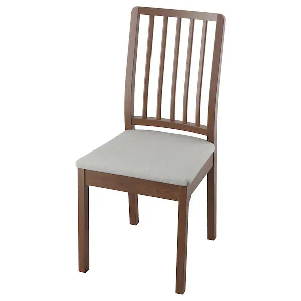 EKEDALEN Chair, brown/Orrsta light grey