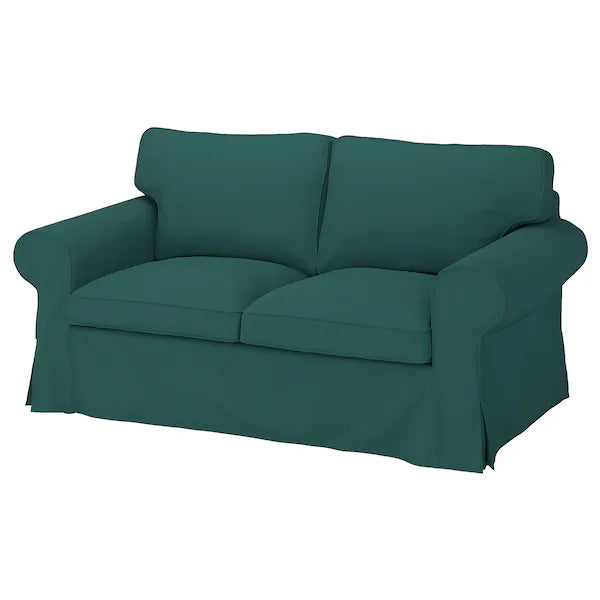 EKTORP Cover for 2-seat sofa, Totebo dark turquoise