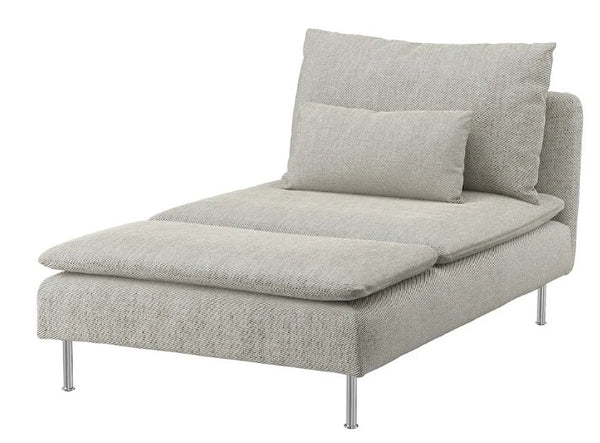 SODERHAMN  sofa chaise longue, Viarp beige/brown