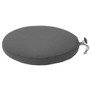 FRÖSÖN Cover for chair cushion, outdoor dark grey, 35 cm