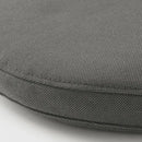 FRÖSÖN Cover for chair cushion, outdoor dark grey, 35 cm