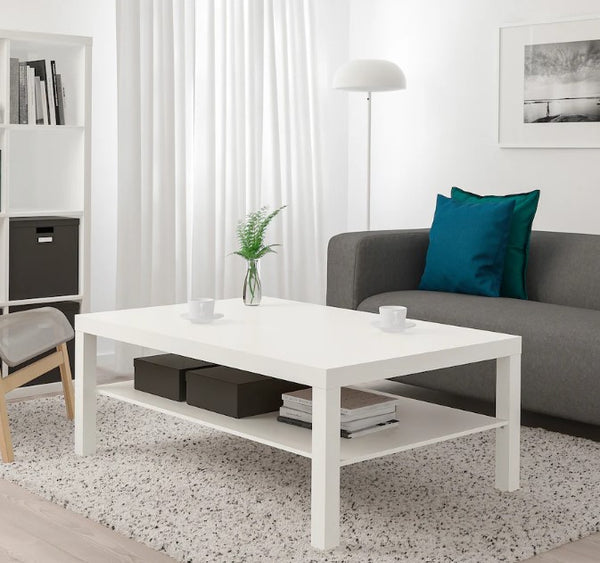 LACK Coffee table, white, 118x78 cm