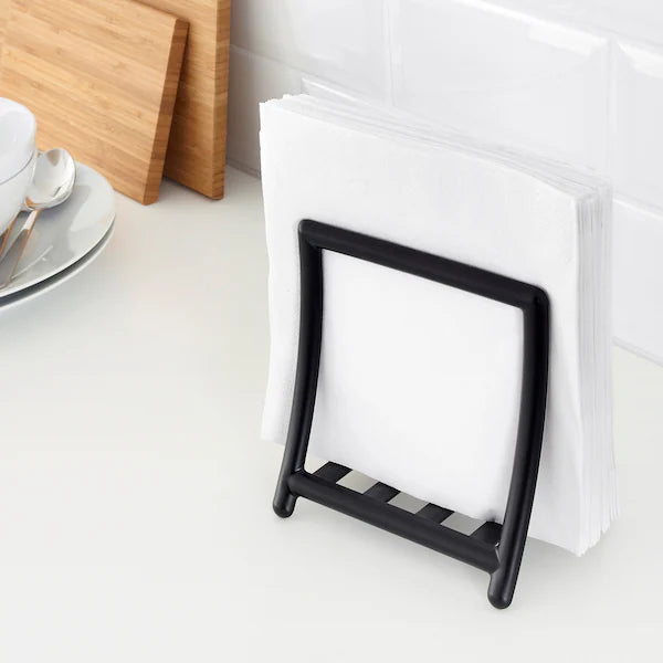 GREJA Napkin holder, black