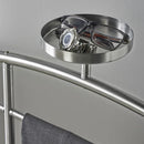 GRUNDTAL Valet stand, stainless steel, 128 cm