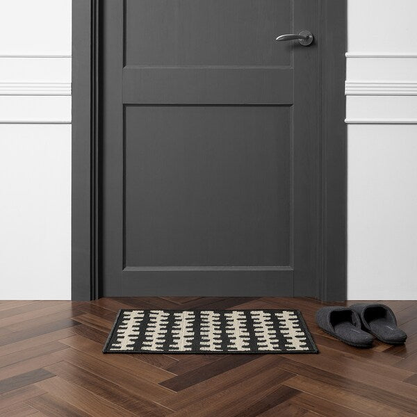 KRISTRUP Door mat, dark blue, 35x55 cm