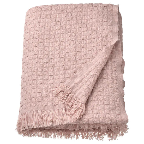 HORNMAL Throw, light pink, 130x170 cm