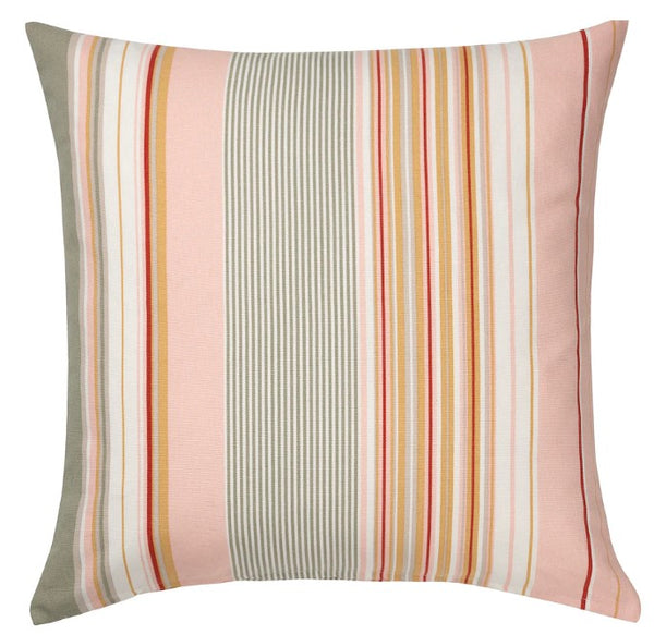 SOLMOTT Cushion cover, pink multicolour/striped, 50x50 cm