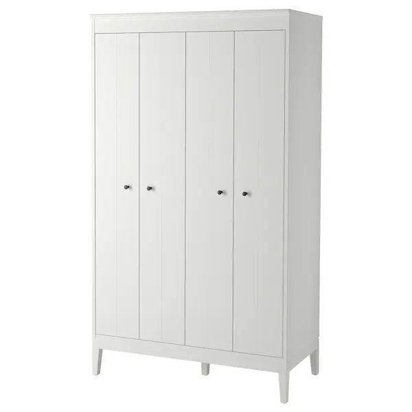 IDANÄS Wardrobe, white, 121x211 cm