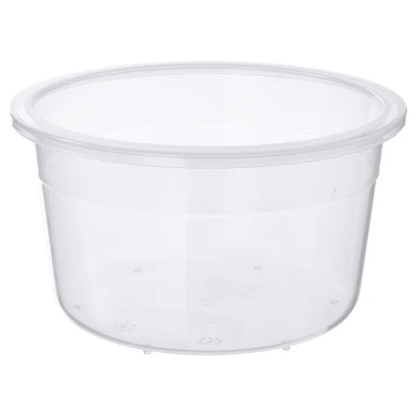 IKEA 365+ Food container, round/plastic, 750 ml