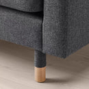 LANDSKRONA Armchair frame, Gunnared dark grey