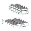 UTAKER stackable bed, 2 pack, 80x200 cm