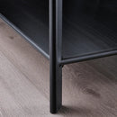 JATTESTA Coffee table, black, 80x80 cm