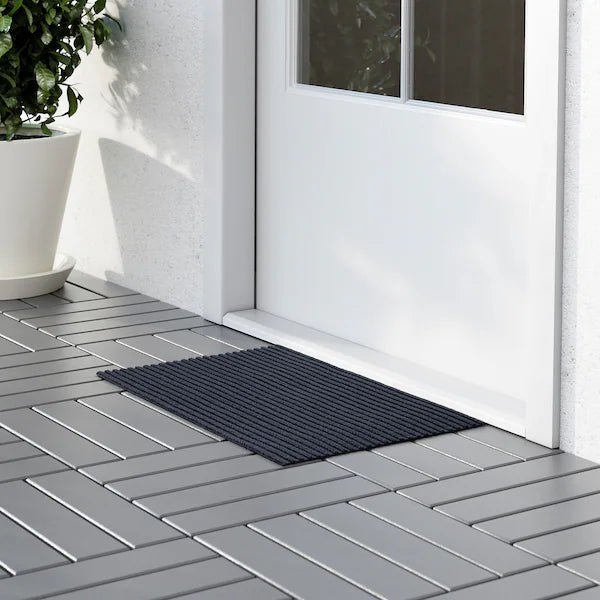 KRISTRUP Door mat, dark blue, 35x55 cm