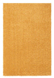 LANGSTED Rug, low pile, yellow, 60x90 cm