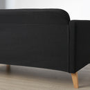LINANÄS 3-seat sofa, with chaise longue/Vissle dark grey