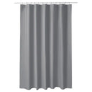 LUDDHAGTORN Shower curtain, grey, 180x200 cm