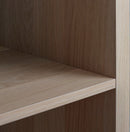 KALLAX Shelving unit, white stained oak effect, 77x147 cm