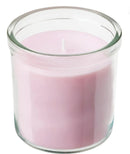 LUGNARE Scented candle in glass, Jasmine/pink, 40 hr