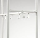 MACKAPÄR Coat rack with shoe storage unit, white, 78x32x200 cm