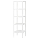 MUSKAN Shelving unit, white, 37x140 cm