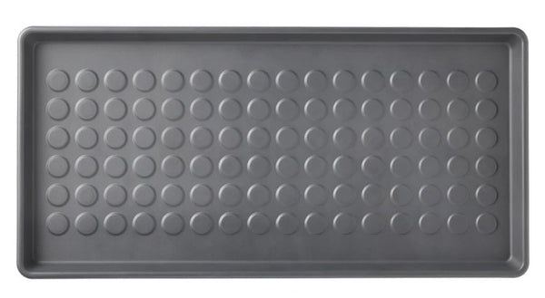 BAGGMUCK Shoe mat, in/outdoor/grey, 71x35 cm