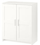 BRIMNES Cabinet with doors, white, 78x95 cm