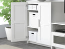 BRIMNES Cabinet with doors, white, 78x95 cm