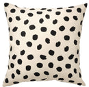 ODDNY Cushion cover, off-white/dot pattern black, 50x50 cm