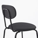 OSTANÖ Chair, black Remmarn/dark grey