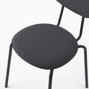 OSTANÖ Chair, black Remmarn/dark grey