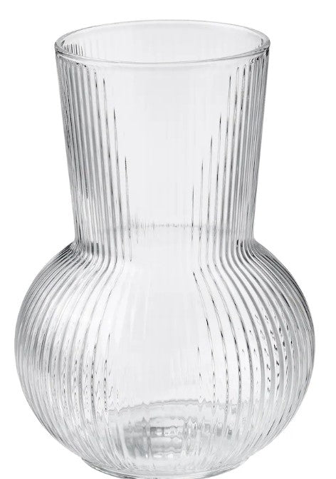 PÅDRAG Vase, clear glass, 17 cm