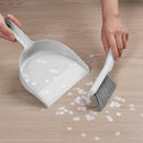 PEPPRIG Dust pan and brush, grey