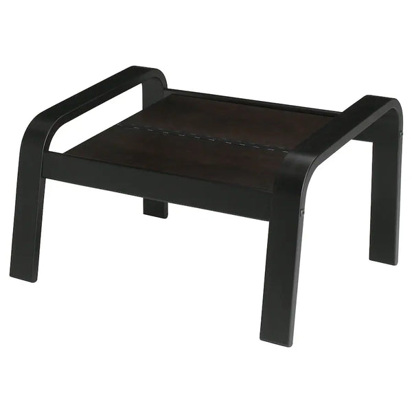 POÄNG Ottoman frame, black-brown