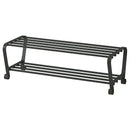 PORTIS Shoe rack, black, 90x34x28 cm