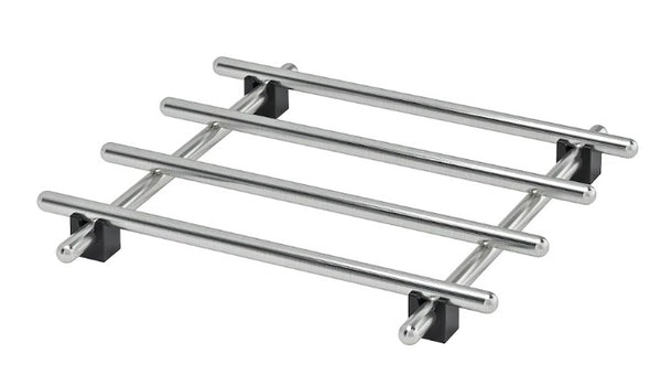 LÄMPLIG Pot stand, stainless steel, 18x18 cm