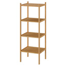 RÅGRUND Shelving unit, bamboo, 37x37x104 cm