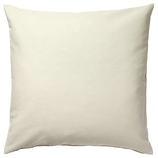 ROTFJÄRIL Cushion cover, natural/multicolour, 50x50 cm