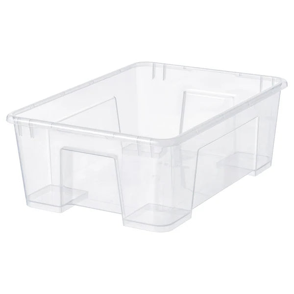 SAMLA Box, transparent, 39x28x14 cm/11 l