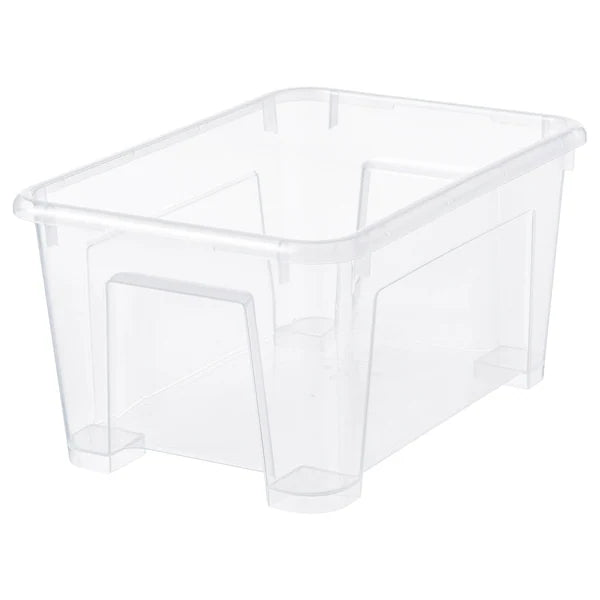 SAMLA Box, transparent, 28x19x14 cm/5 l