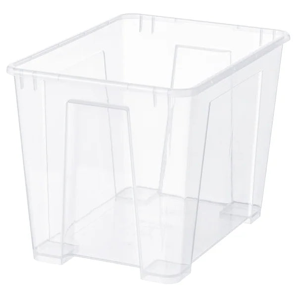 SAMLA Box, transparent, 39x28x28 cm/22 l