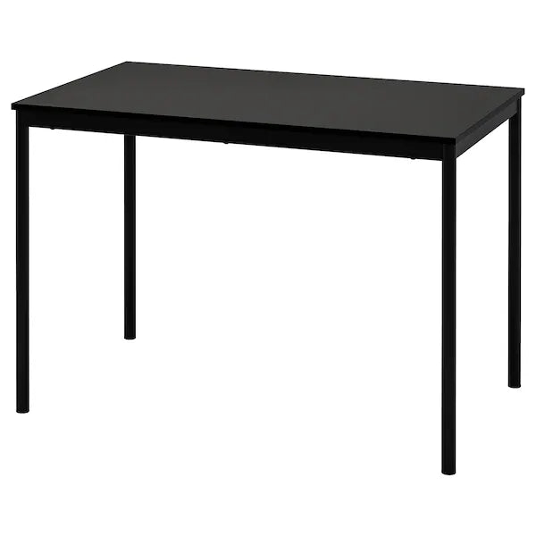 SANDSBERG Underframe, black, 110x67x73/SANDSBERG Table top, black, 110x67 cm