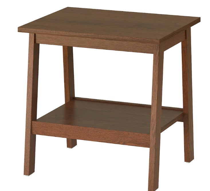 LUNNARP Side table, brown, 55x45 cm