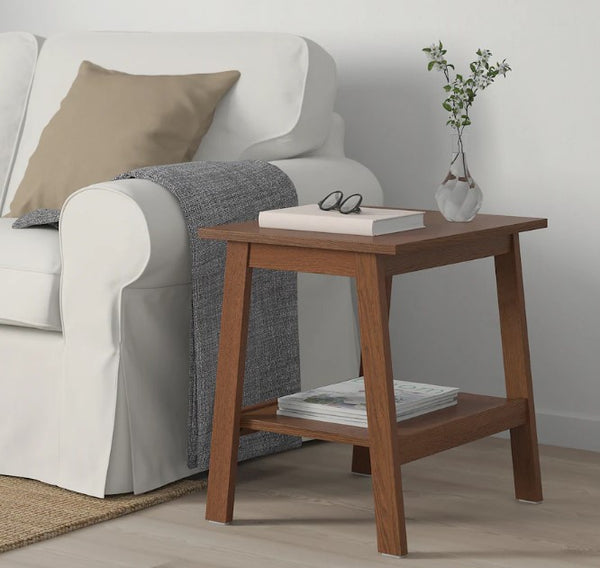 LUNNARP Side table, brown, 55x45 cm